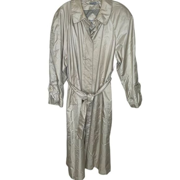 Vintage British Mist Trench Coat - Picture 1 of 7